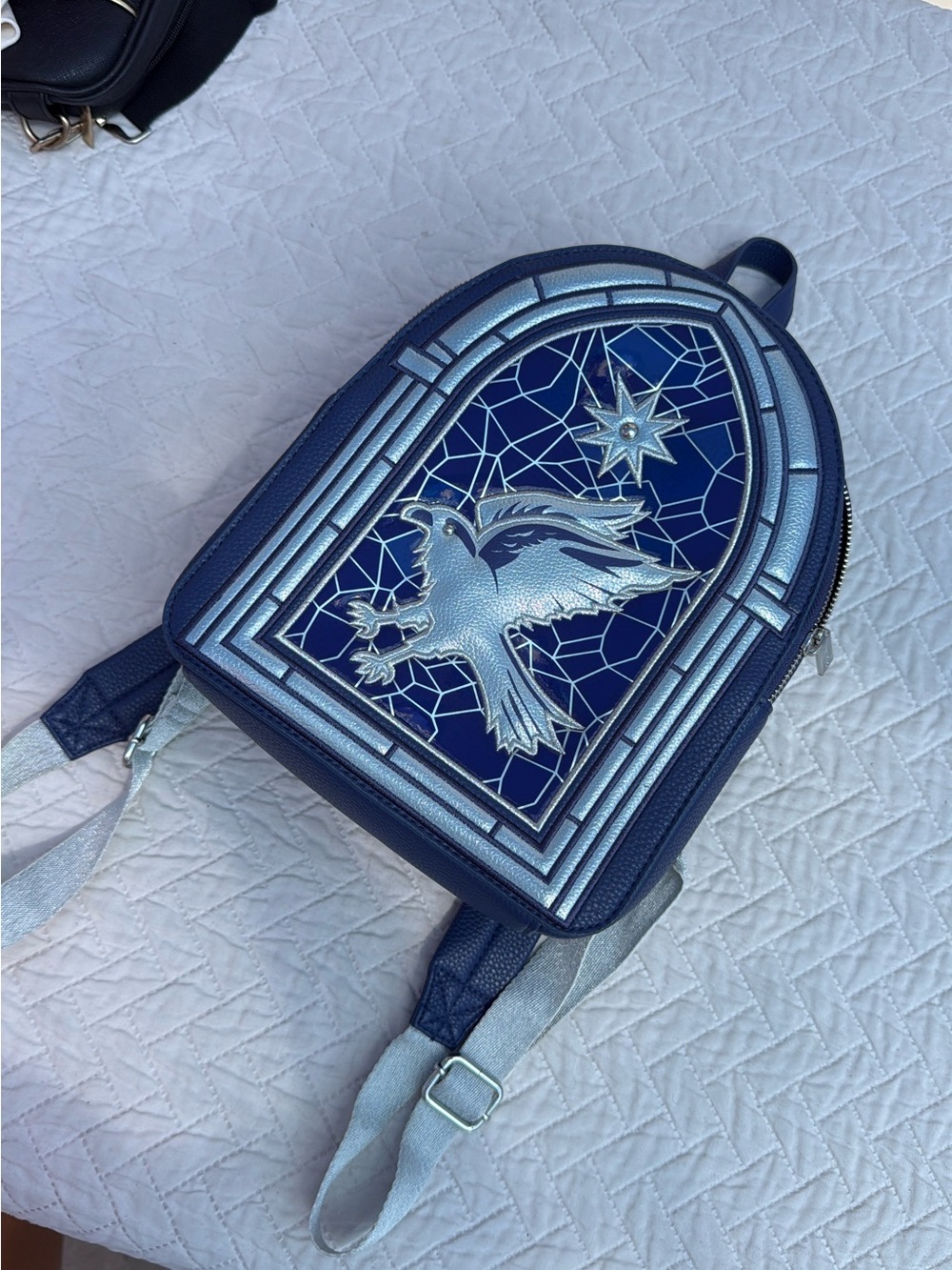 Danielle Nicole Stained Glass Ravenclaw Mini Backpack